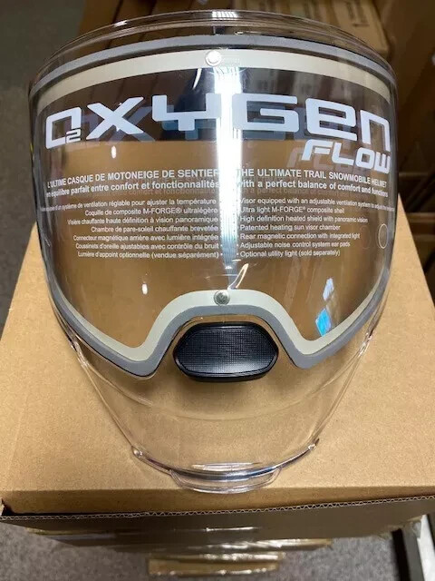 Ski-Doo Oxygen FLOW Snowmobile Helmet Electric Visor Shield 9290980000
