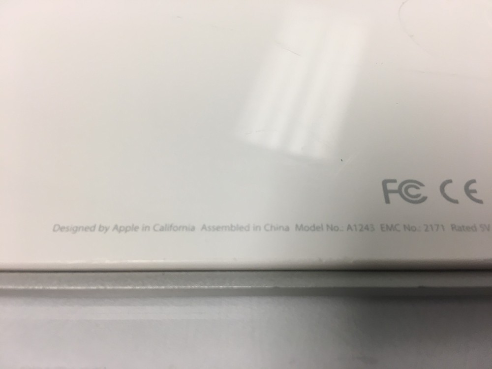 Apple A1243 Wired USB Keyboard Fully Functional #14 AS-IS