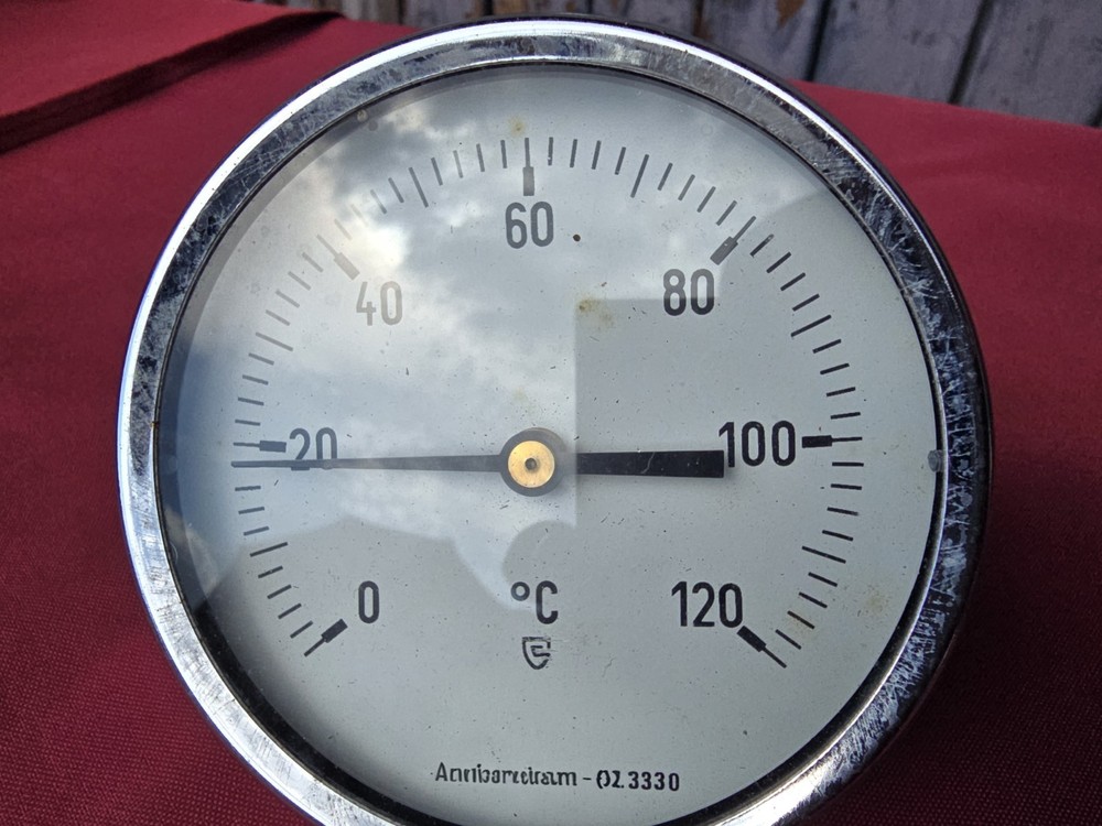 Thermometer 0-120 Celsius Ø approx. 100 mm