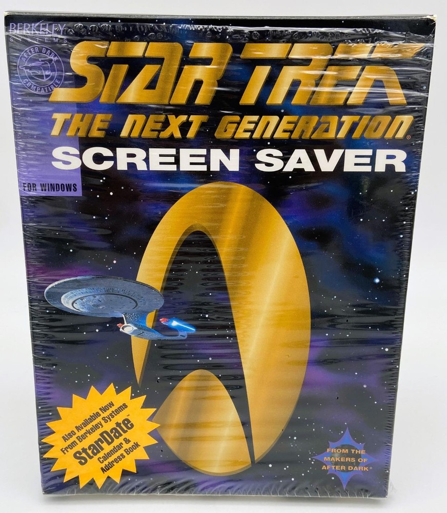 Star Trek: The Next Generation PC Software, Address Book, Calendar, Screen Saver
