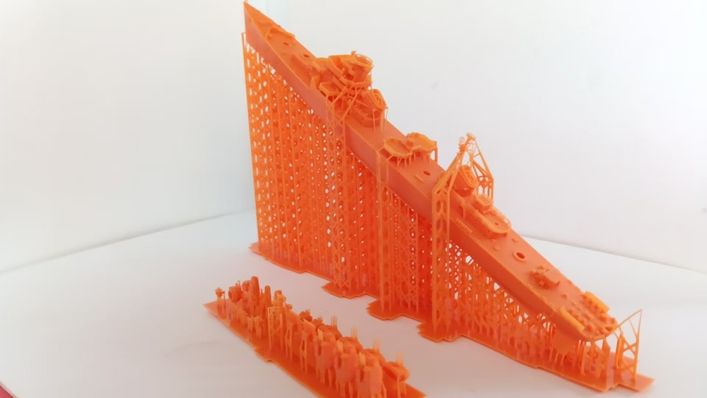 1: 700 Soviet made Type 40 Destroyer 3D Printed Model