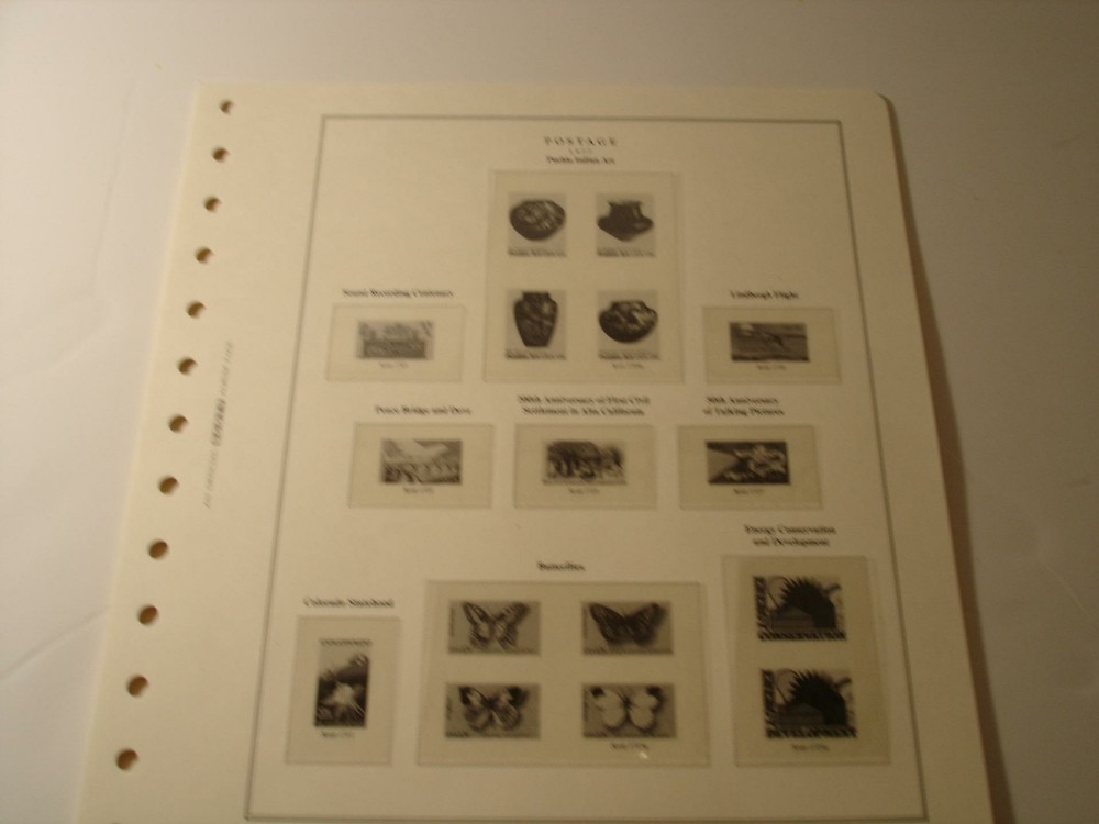 SCOTT PLATINUM HINGELESS PAGES 1978 1977 1979 1984 85 88 COMMEMORATIVE PICK ONE