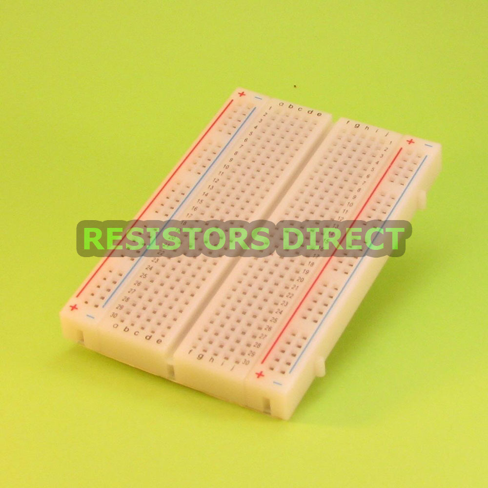 400 Tie Point Solderless Mini Prototype Breadboard Contacts Arduino Raspberry Pi
