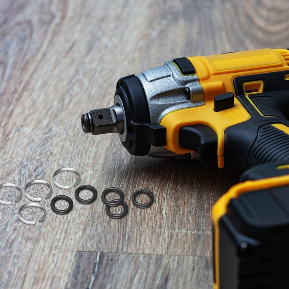 10Sets Impact Wrench Retaining Ring with Ring for Socket Retainer Use