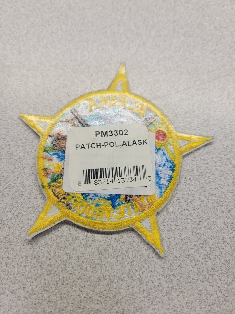 ALASKA STATE TROOPER PATCH 3 INCH