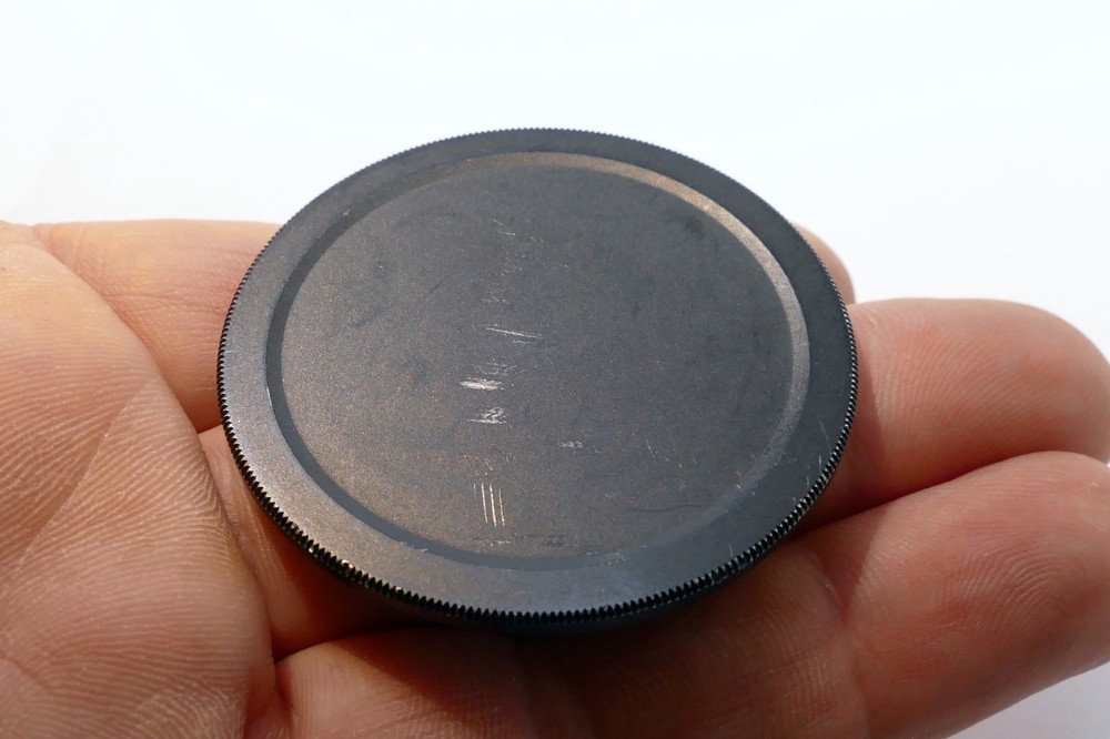 49mm Lens Front Cap for stacking, metal, screw in type