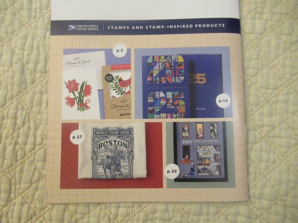 Delivering Cheer 2025 USPS Holiday Stamps & Stamp-Inspired Products Catalog