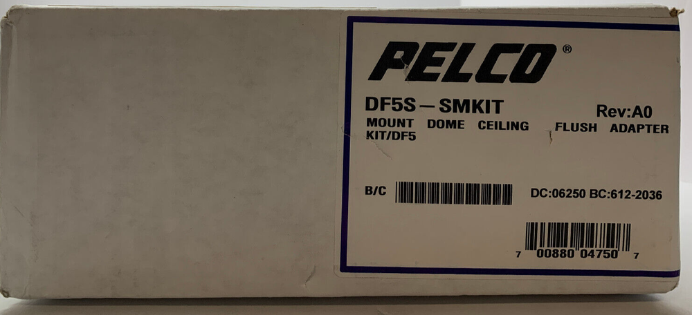 Pelco DF5S-SMKIT - Mount dome ceiling flush adapter KIT/DF5