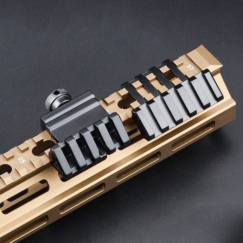 Tactical 45° Side Offset Red Dot Base RMR Sight M300 M600 Flashlight Mount