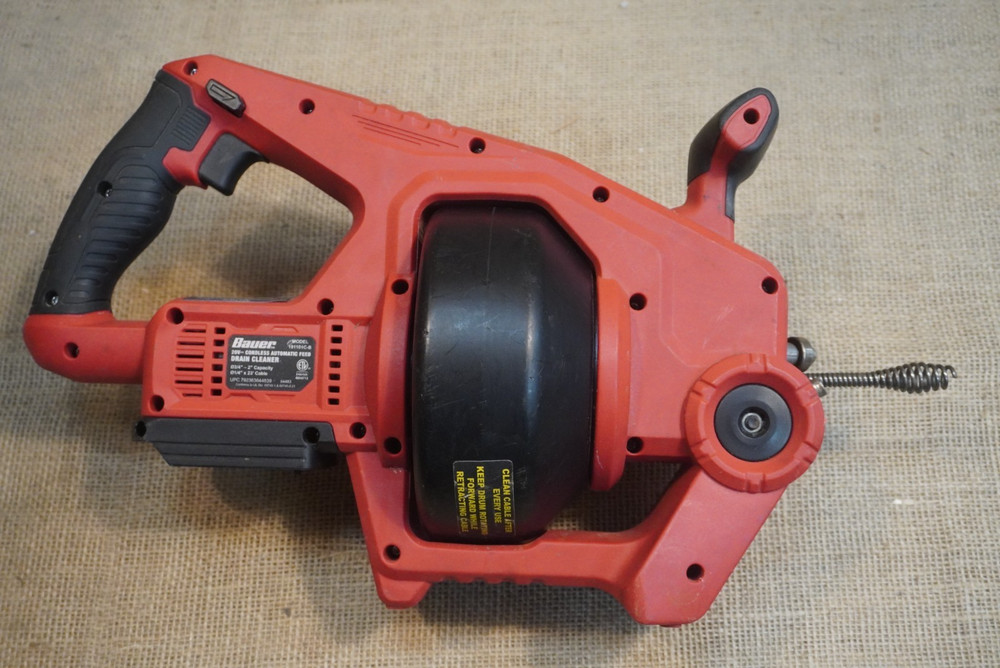 Bauer Tools 191101C-B 20V Cordless Automatic Feed Drain Cleaner