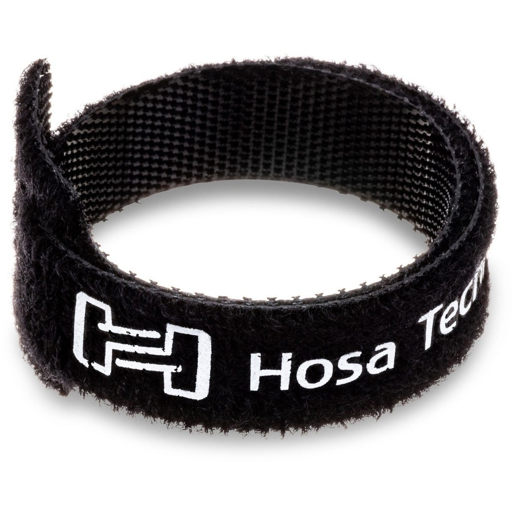 Hosa Technology WTI-508 8" Hook and Loop Cable Tie, 50 Pack