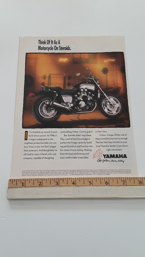 YAMAHA V MAX ORIGINAL 1990 AD