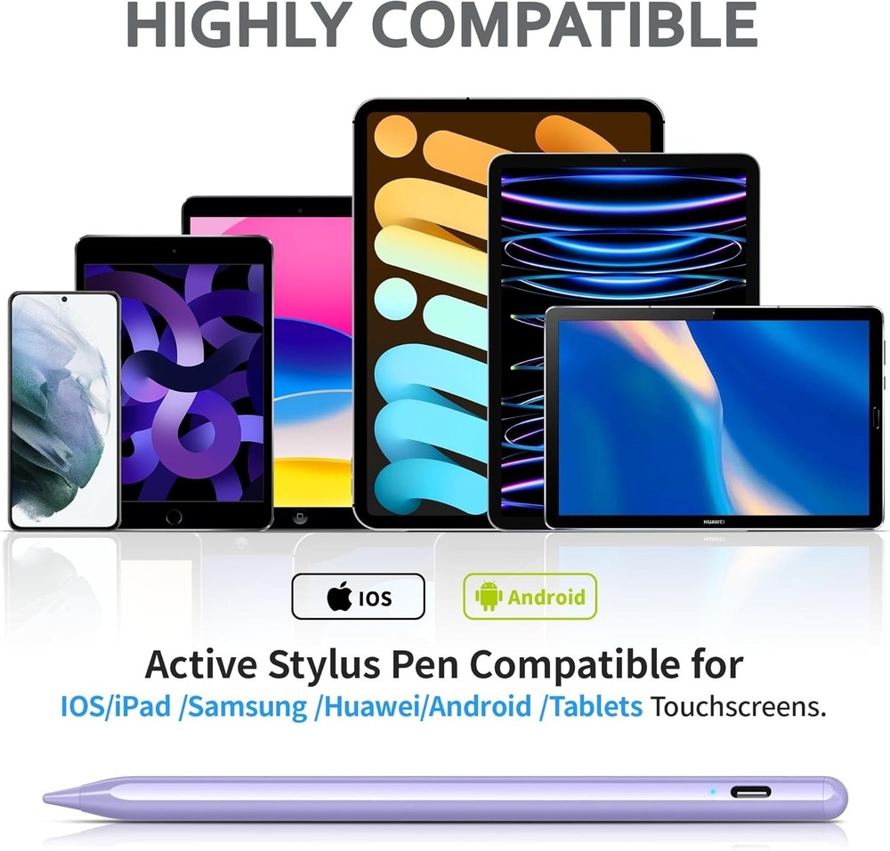 Stylus Pen for A-pple/Android/Tablet, Magnetic Suction