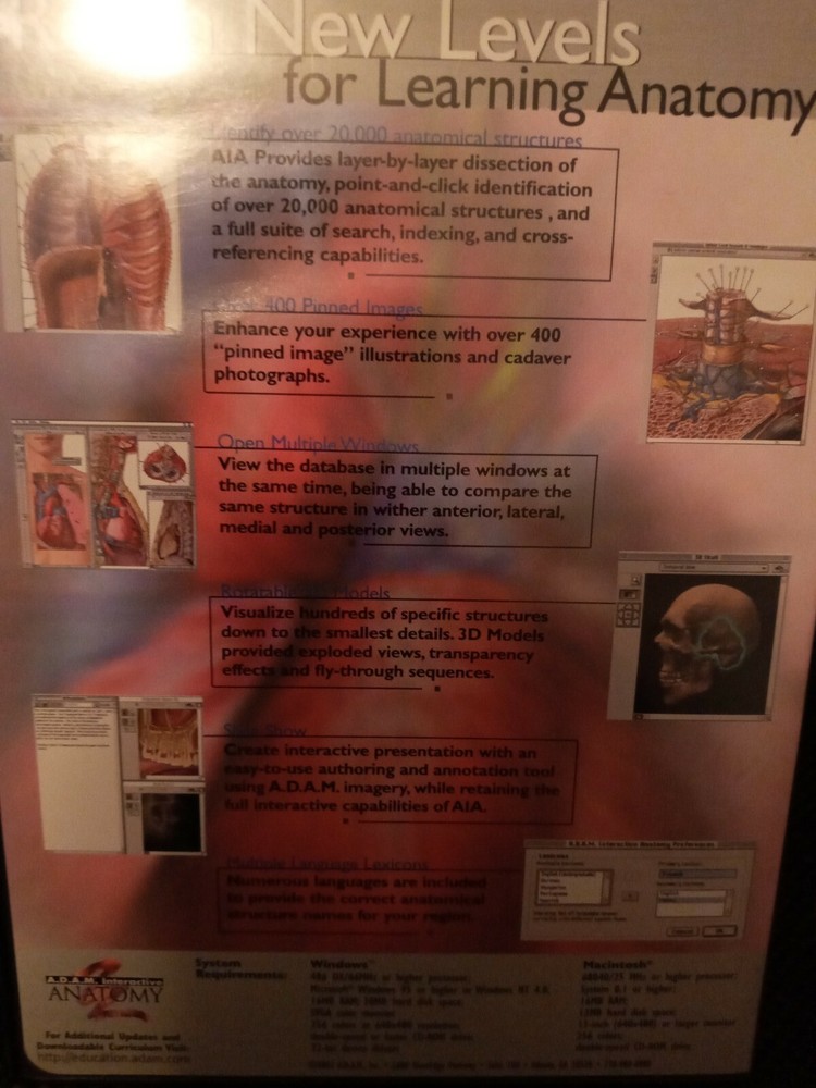 Interactive ANATOMY Student Edition CD ROM