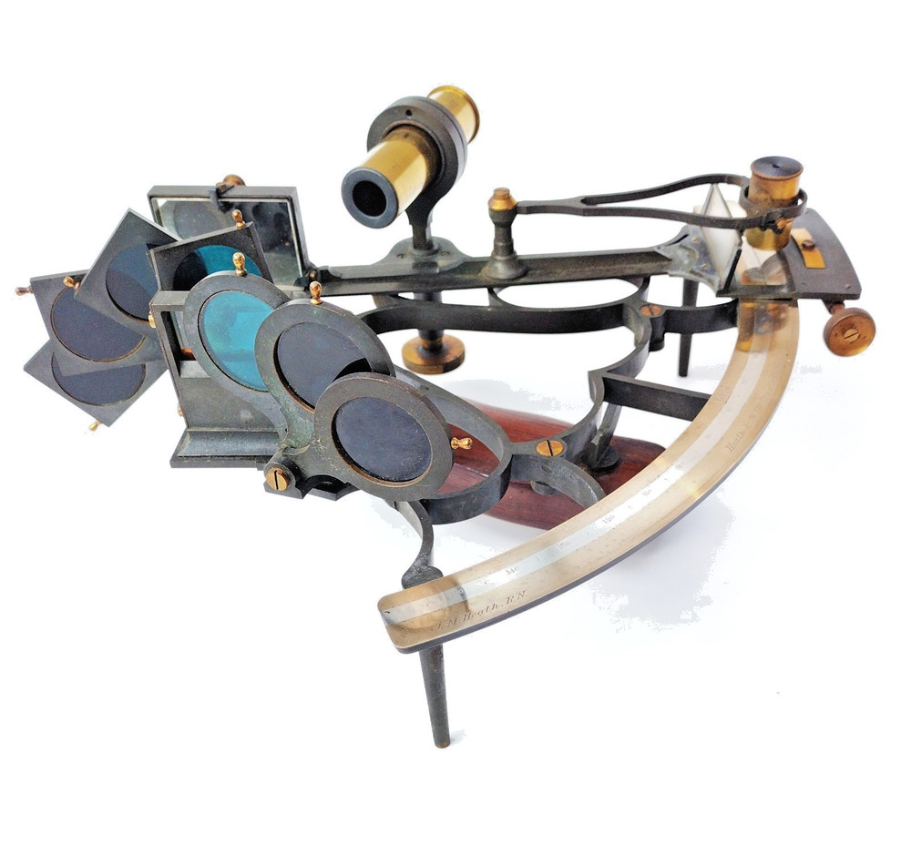 'Bell' pattern frame sextant by Heath & Co, (No 1) sextant.