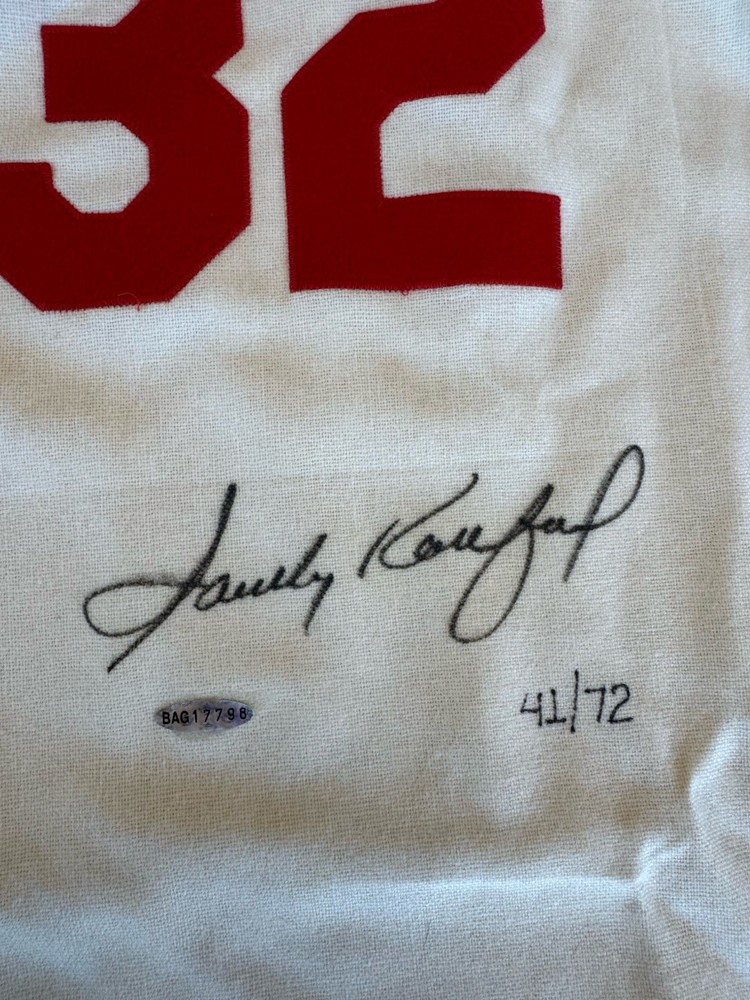 Sandy Koufax Signed Autographed Mitchell & Ness Authentic Jersey Upper Deck COA