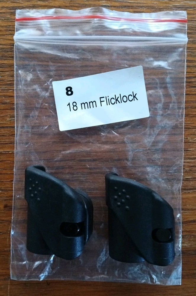 Black Diamond 18mm Flicklock Replacement Pair for Poles- Previous Generation