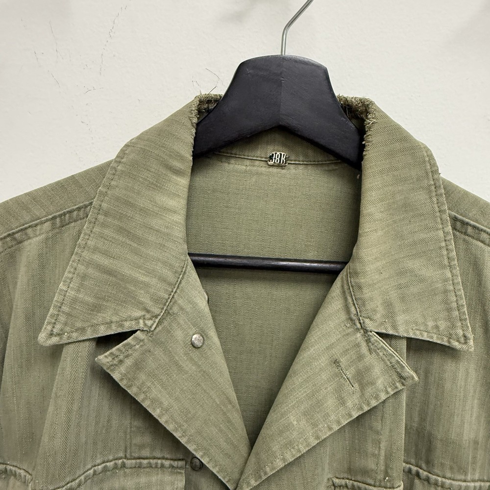 Original WWII US Army 2nd Pattern HBT Jacket