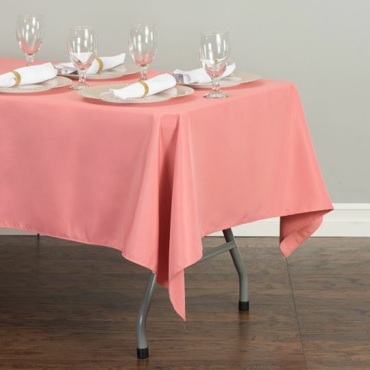 LinenTablecloth 60 x 102 in Rectangular Polyester Tablecloth Wedding Event Party