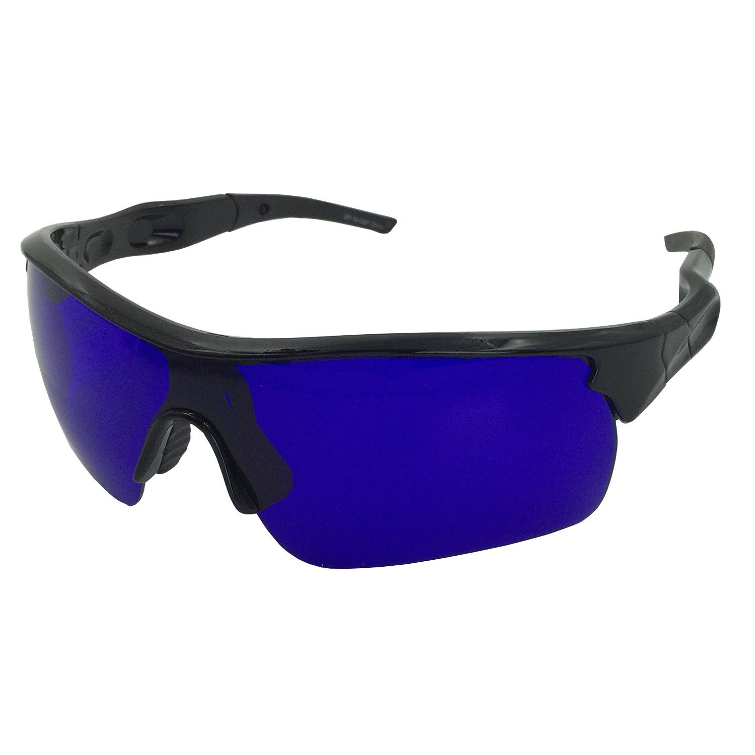 Golf Ball Finder Glasses Black Frame Sports Sunglasses True Blue Lens Locating