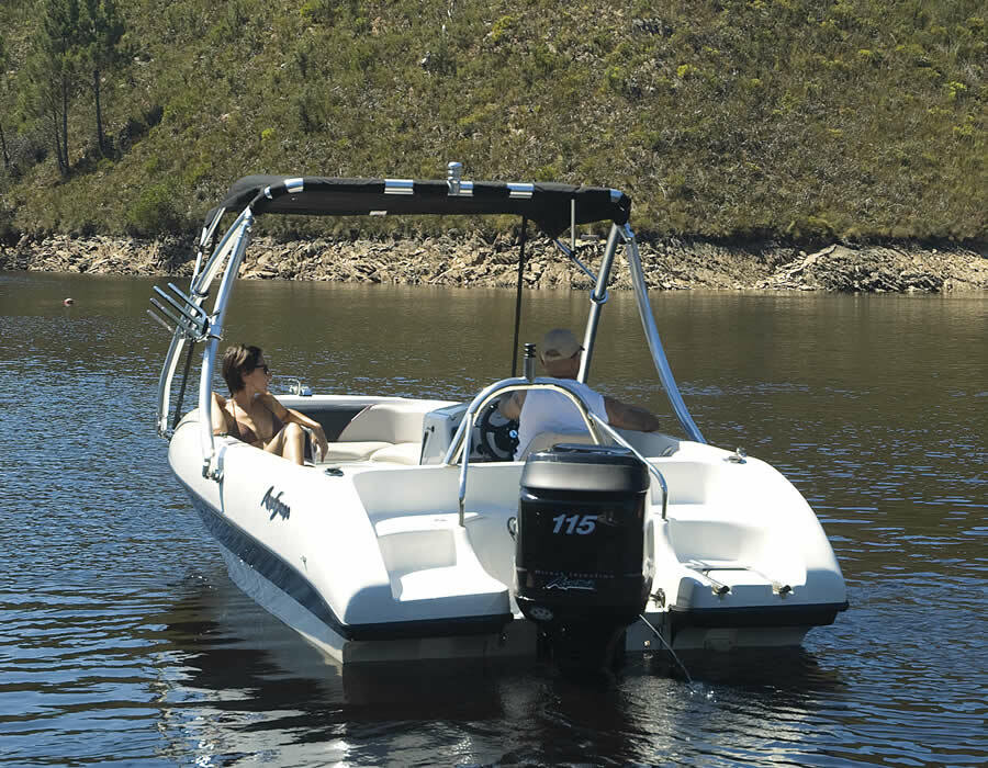 Origin Advancer Wakeboard Tower Black + Foldable Tower Bimini Top 5 Yrs Wty