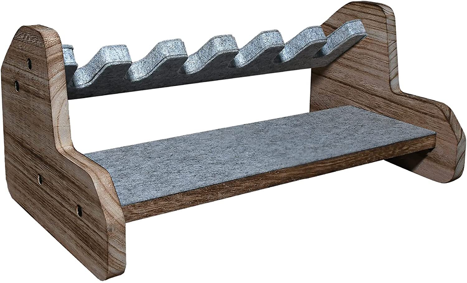 Gun Pistol Rack Firearm Handgun Display Holder Cabinet Storage Safe Organizer US