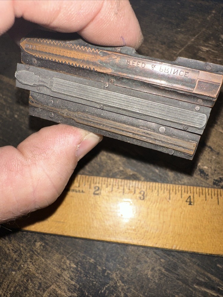 Printing Blocks ( Old Speciality Tools ) Type Cut Blocks