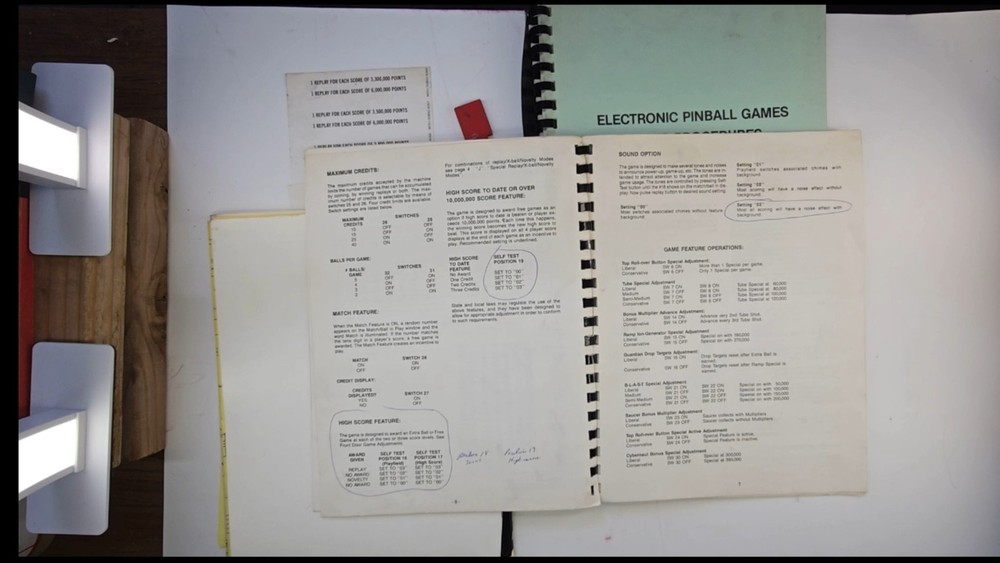 1985 Bally Midway "Cybernaut" Complete Electrical & System Information Manual ..