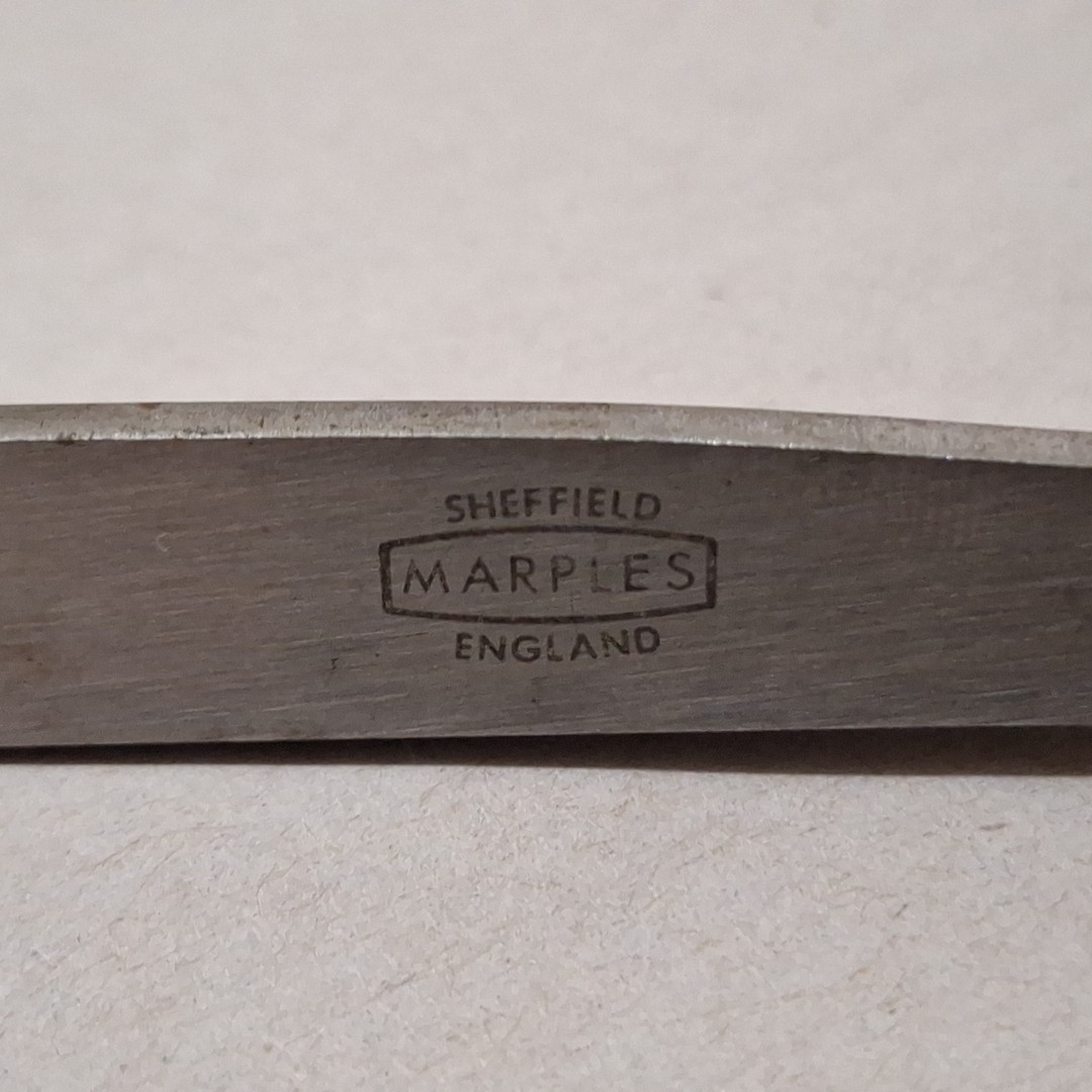 Marples M60A carving tools set in box, 6-piece used set