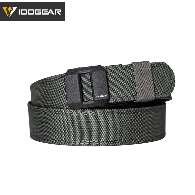 IDOGEAR Tactical Belt 1.5" Sturdy Ratchet Nylon Gun Belt Rigid Heavy Duty Army