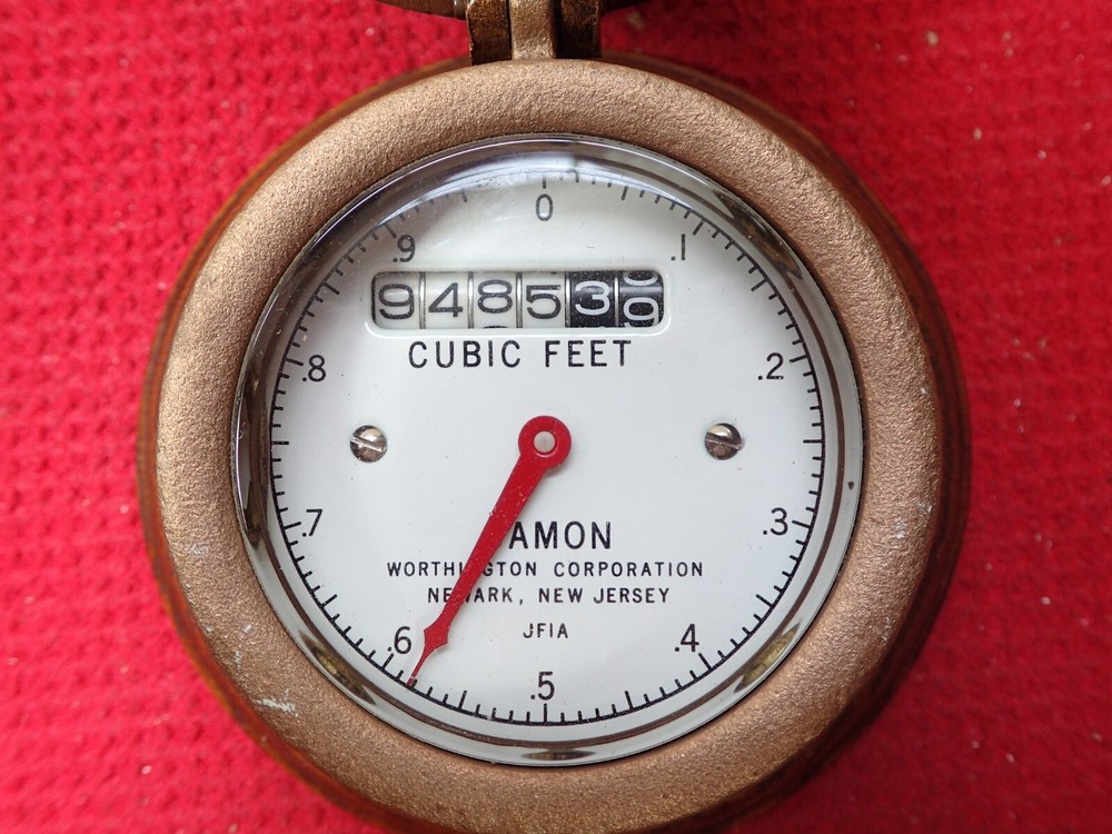Worthington Gamon Complete Meter Clean & Nicely Mounted