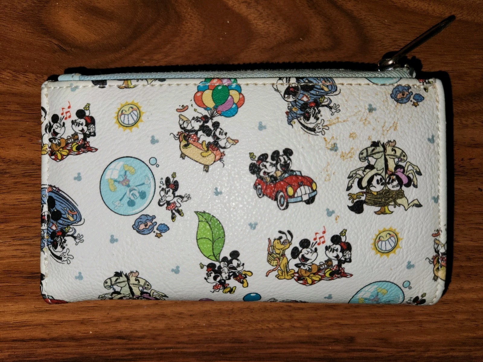 Disney MICKEY & MINNIE'S RUNAWAY RAILWAY Loungefly Bifold Wallet