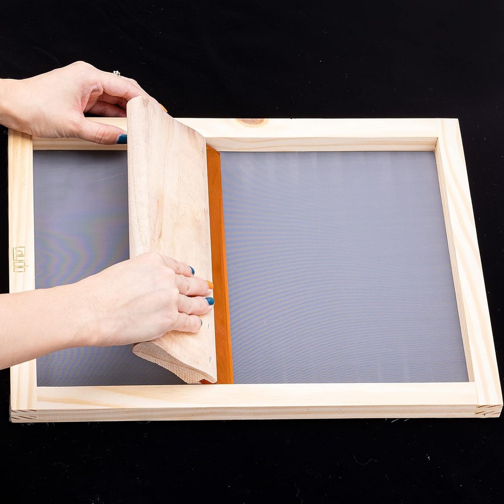 Beginner-Friendly Screen Printing Starter Kit with Frames & Ink Accessories