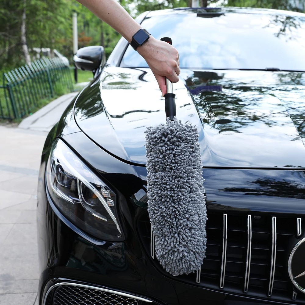 Ultimate Car Duster Kit，Best Microfiber Multipurpose Duster,Interior &Ext