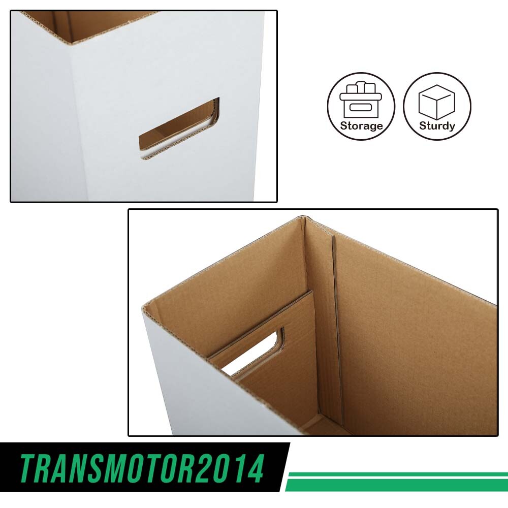 5Pcs Comic Books Storage Boxes Short Holds 150-175 Stackable Durable Archive