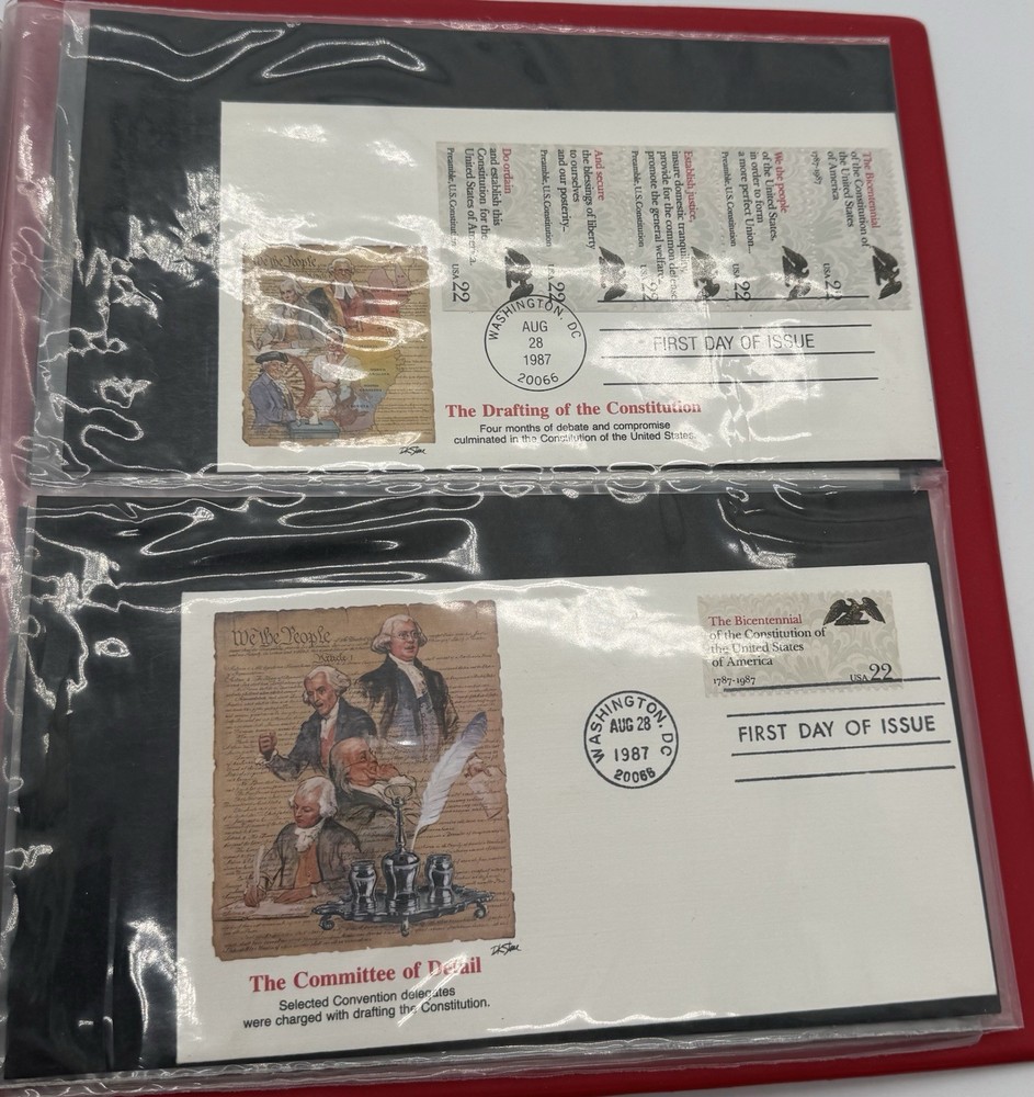 Commemorative First Day Issue Envelope/Postcard Collection Book ￼