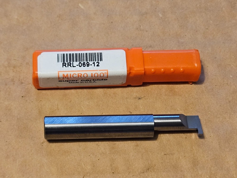 Micro 100 RRL-069-12, Carbide Grooving Tool