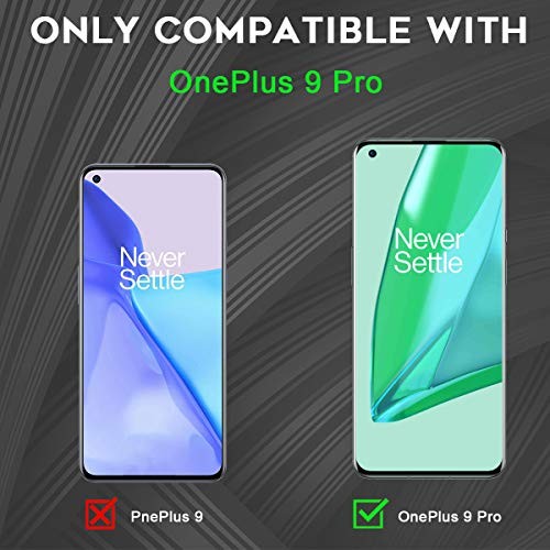 (3+2) Compatible for OnePlus 9 Pro, 3 Pack Soft TPU Screen Protector (Not