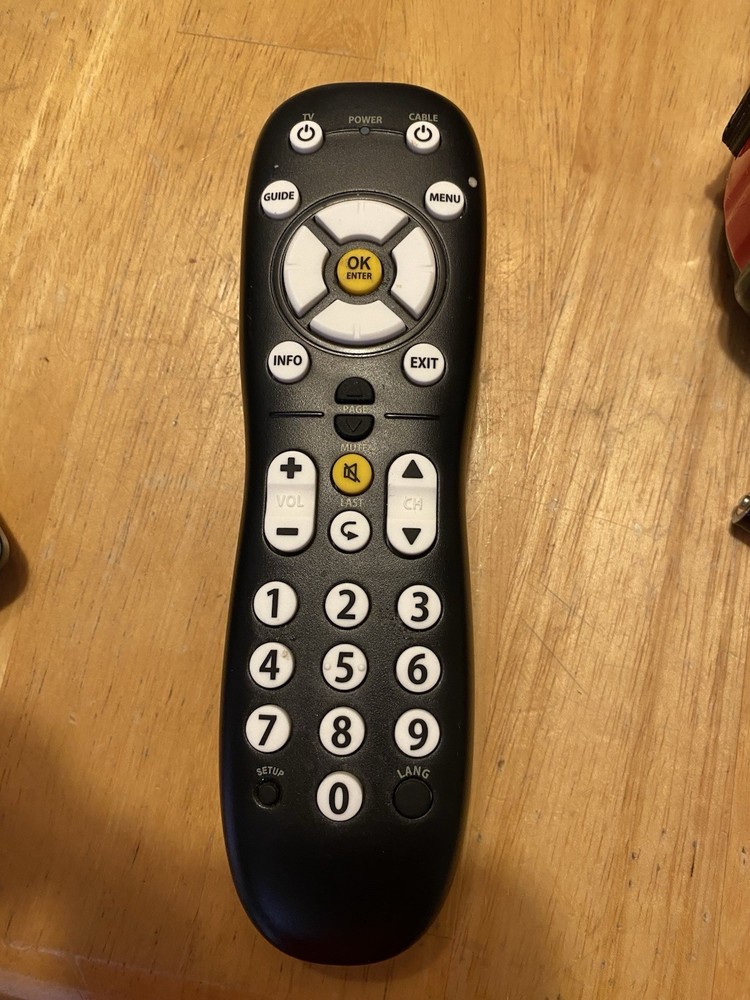 Suddenlink Universal Remote Control Pulse RF Remote URC-2068BC2-R