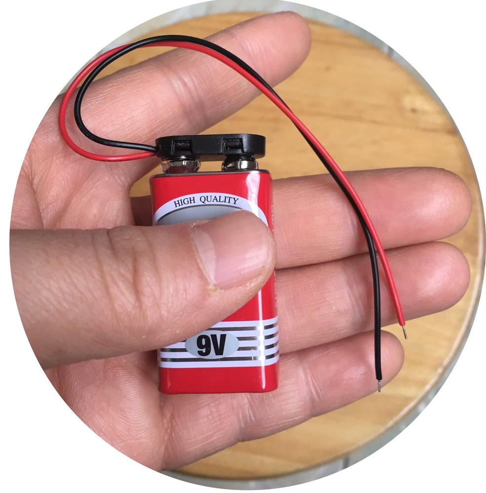 LampVPath 20 Pcs 9V I Type Battery Snap Connector 9 Volt I-Type 20PC