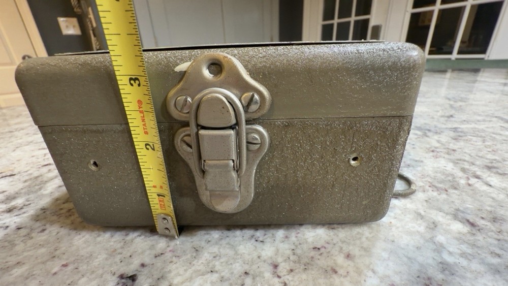 Vintage U.S. Military TS-297/U Multimeter Case – Empty