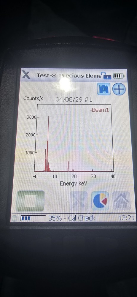 LOADED Olympus Delta X XRF Analyzer - CAMERA - BLUE TOOTH, GPS - PRINTER 2 BATS