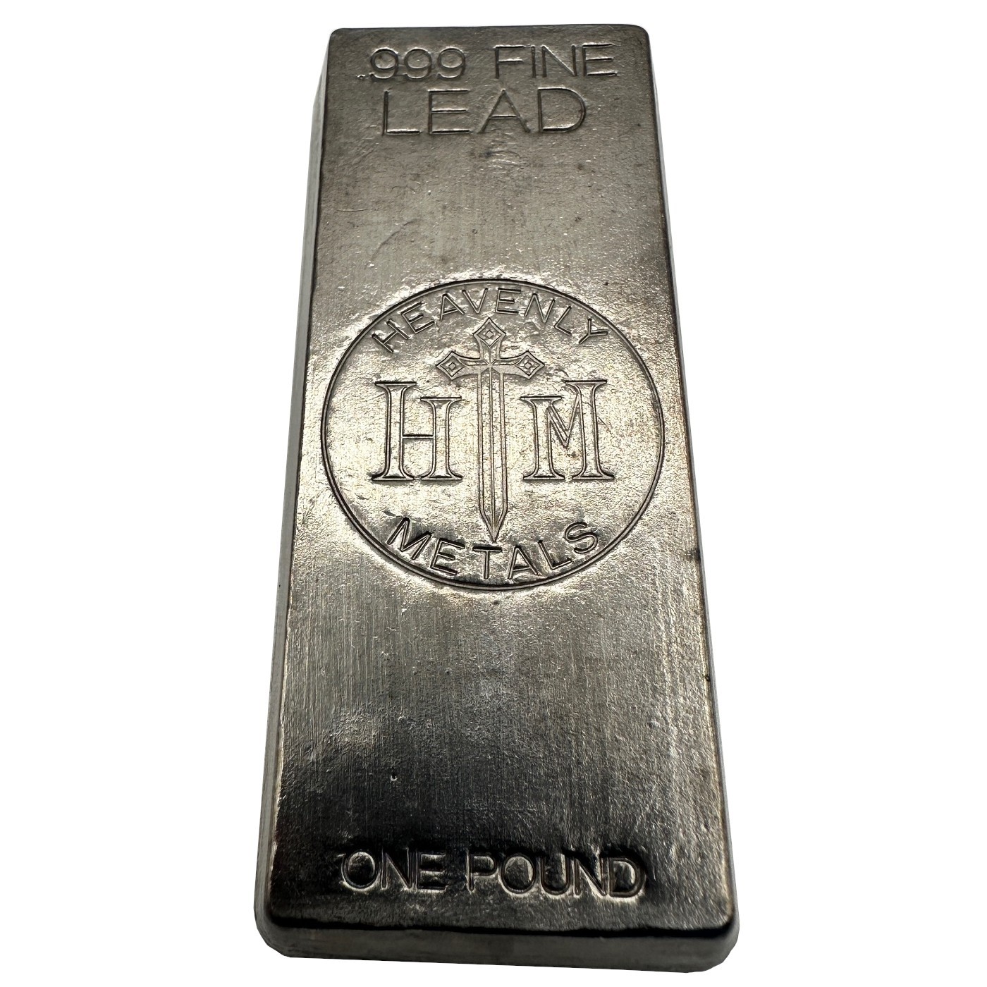 1 lb Lead Bullion Bar - 99.9% Pure Metal Ingot for Collection, Casting, or Demos
