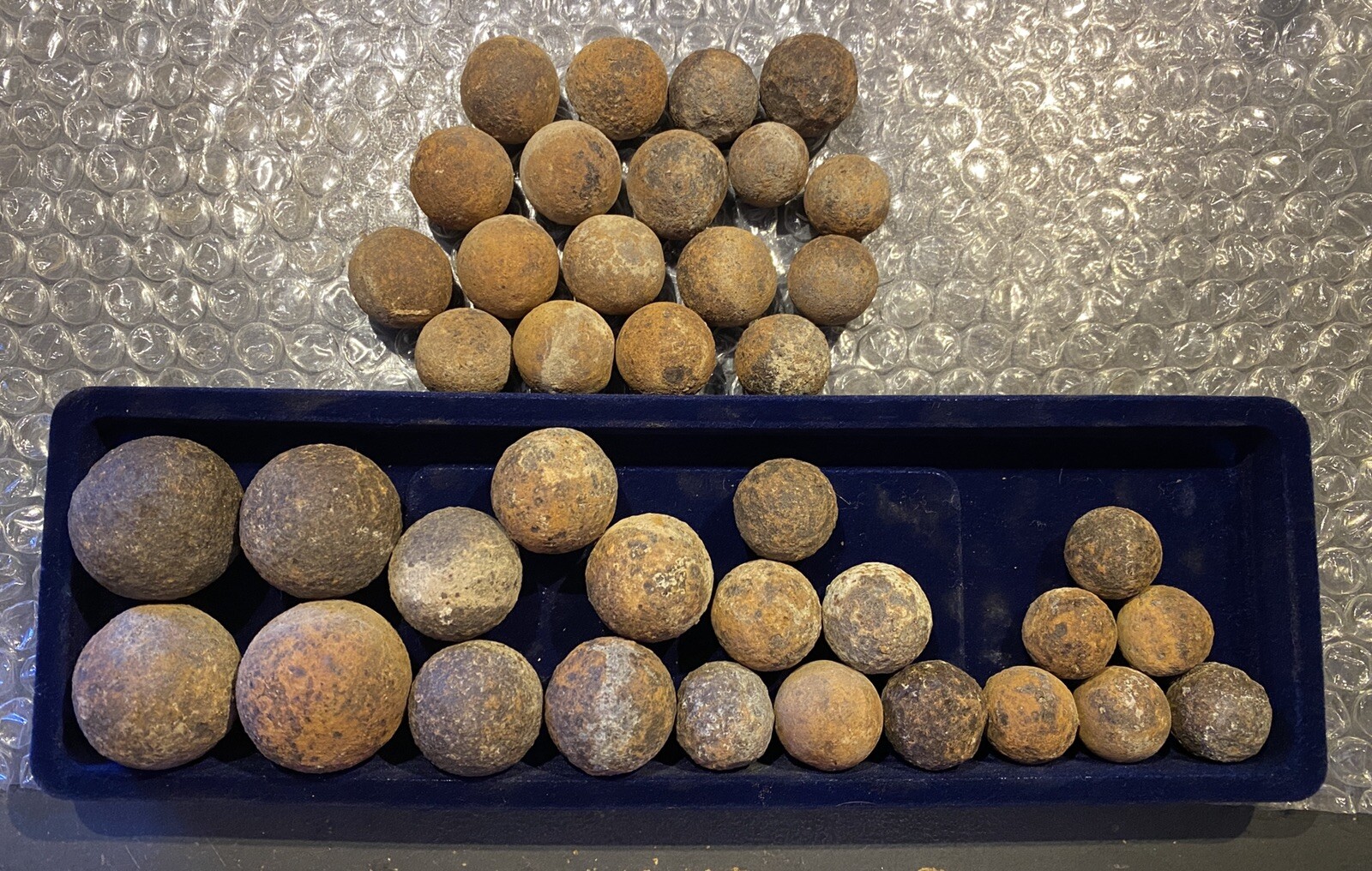 RARE Historic Old West Cast Iron Mill Ball. GOLD SILVER Mining History - M Size