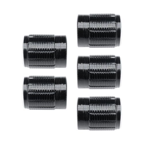 5PCS Useful Volume Control Rotary Knobs For 6mm Dia Knurled Shaft Potentiometer