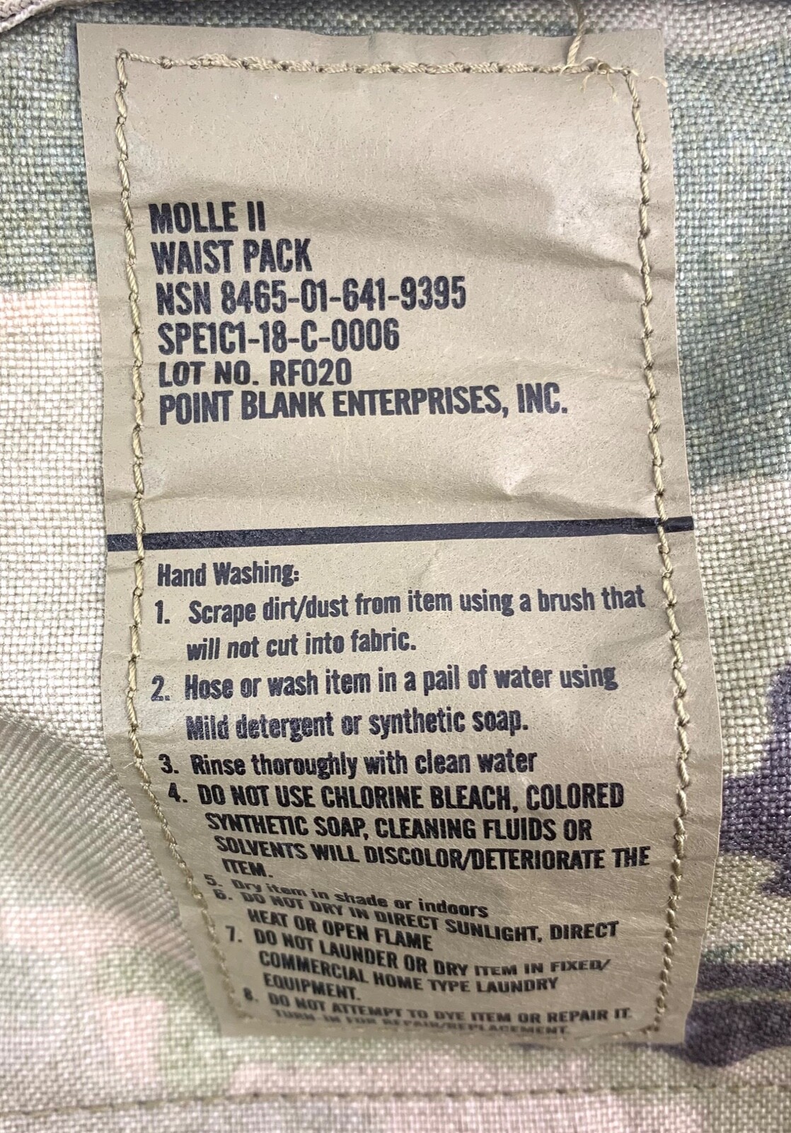 New USGI US Army MOLLE II Butt Waist Pack General Purpose Pouch Multicam OCP