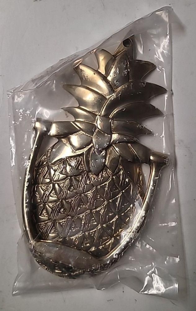 Renovator’s Supply #22532 Solid Brass Pineapple Front Door Knocker