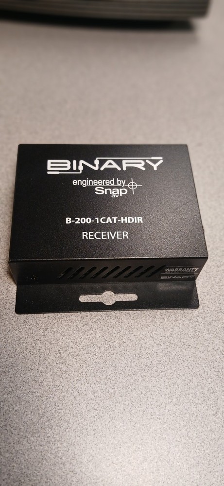 Snap Binary B-320-1CAT-HDIR Receiver with NO Power Supply