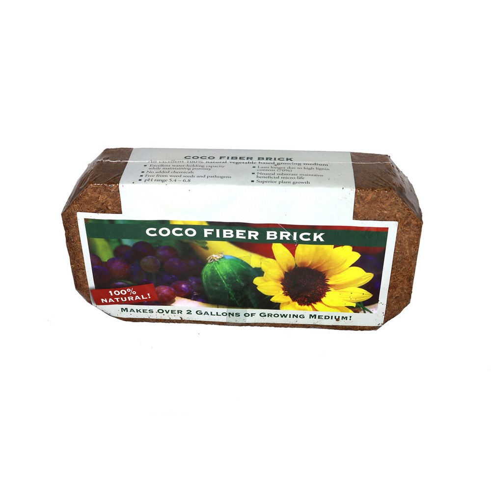 Coco Brick - for Composting Toilets, Seed Starting, and Soil Amendment