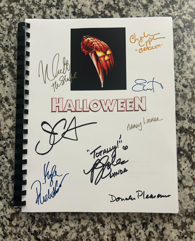 Halloween 1978 Horror Movie autographed Script Reprint Full Screenplay Script